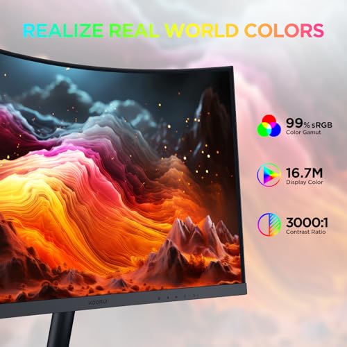 KOORUI 24N5CA 24 Inch FHD 1080p 100Hz LCD Monitor