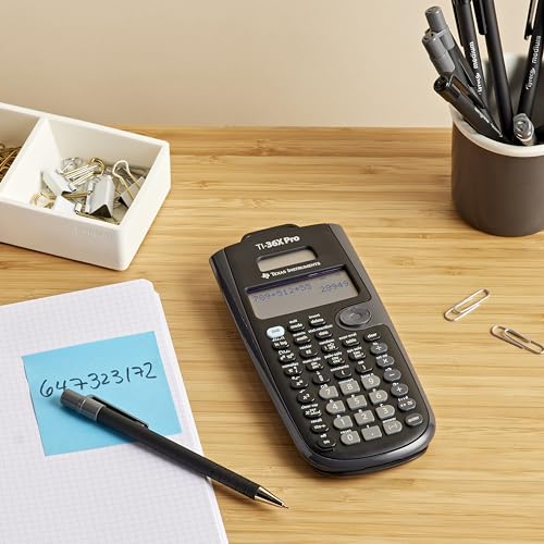 Texas Instruments TI-30X Engineering/Scientific Calculator | 2.62" LCD Screen | Battery Powered | Model 36PRO/TBL/1L1