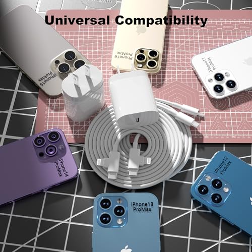 HALIHALL 30W USB Type C Charger for iPhone 17/16/15/14/13/12, 30W, White, Model XHD-PD30W