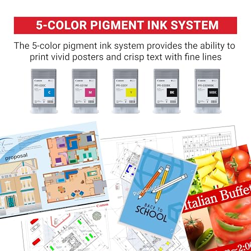 Canon 36" TM-340 Inkjet Printer 2400 x 1200 dpi Color Output