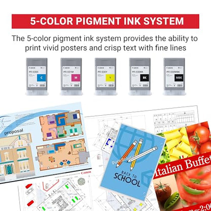 Canon 36" TM-340 Inkjet Printer 2400 x 1200 dpi Color Output