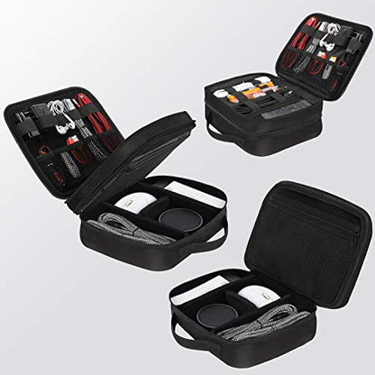 MATEIN Medium 1225BLK Waterproof Electronics Organizer Case