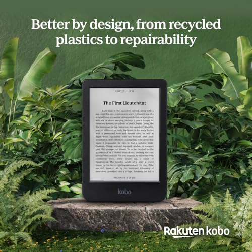 Kobo 6 Inches N365-TP-BK-S-EP 1072x1448 E Ink eReader