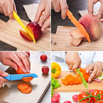 FACATH 6.0 Count SLD-06 Plastic Kitchen Knife Set