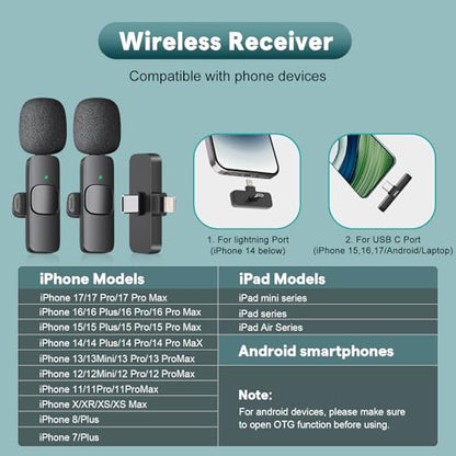 MAYBESTA Mini Microphone WM356-1 Wireless Connectivity Battery Powered Omnidirectional