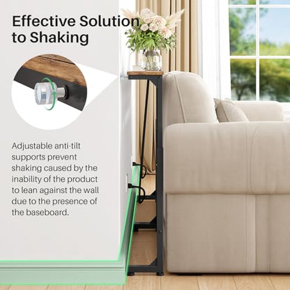 Kitstorack 2-Pack 78.8" Console Table ZXGZ-303 Adjustable Height & Power Outlets