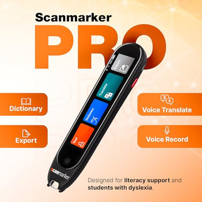 Scanmarker Pro Text Scanner Bluetooth 600 DPI USB 0.23kg