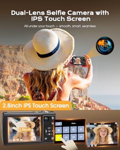 LOUM 2.57" x 5.01" x 3.44" VE418 88 MP Compact Camera 4:3 CMOS