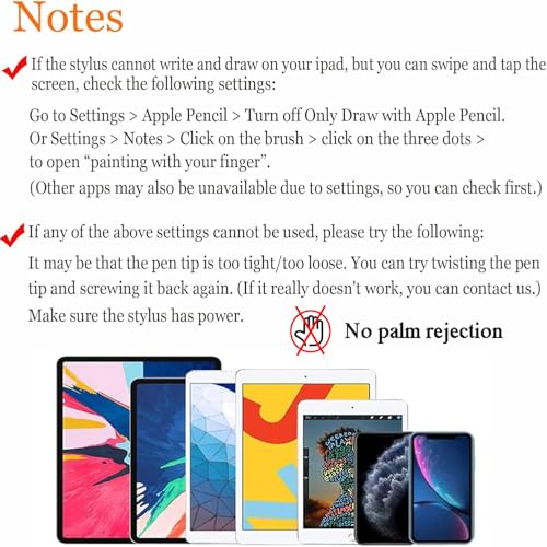 CMARS Active Stylus Pen C01 Compatible with iPad, Android, and Smartphones