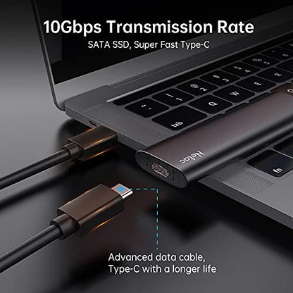 Netac 250GB Zslim Portable Solid State Drive USB 3.2 External Storage