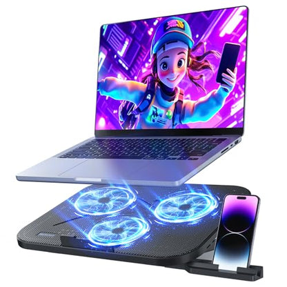 AISUNKUTECH 13.4" x 10.1" F3 Ultra Black Cooling Pad