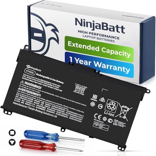 NinjaBatt HT03XL 3630mAh Laptop Battery 11.55V Lithium Polymer
