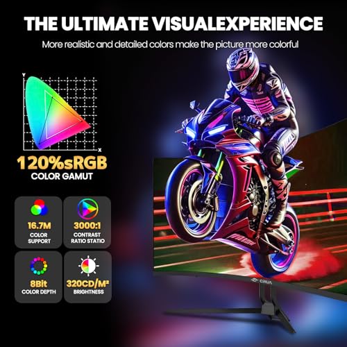 CRUA 32" CR320QC 4K UHD 160Hz VA Monitor