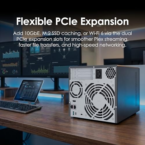 QNAP Intel Pentium Gold 2-Core 8GB Desktop NAS Diskless