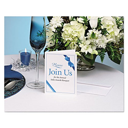 Avery 4.25" x 5.5" Matte White Note Cards with Envelopes Model 8315