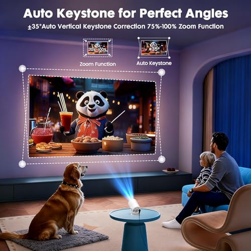Tecaki 1 Count USTE-X10ATV 1920x1080 1200Lumen LCD Portable Projector