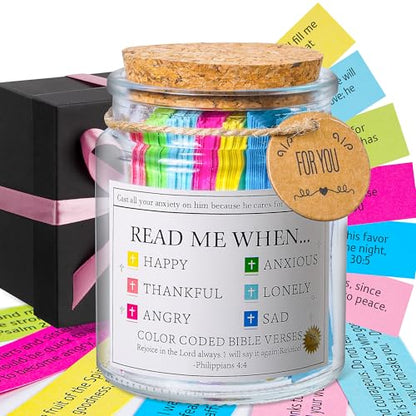 WMWXNNT Bible Verse Jar Bible Study Supplies Decorative Jar