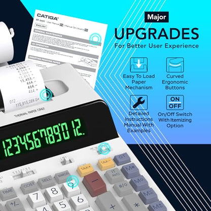 CATIGA 12 Digit SP-2401 Thermal Printing Calculator