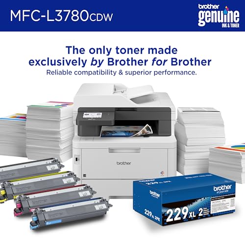 Brother MFC-L3780CDW Laser Color Multifunction Printer | 2400 x 600 dpi | Duplex Automatic | Wireless