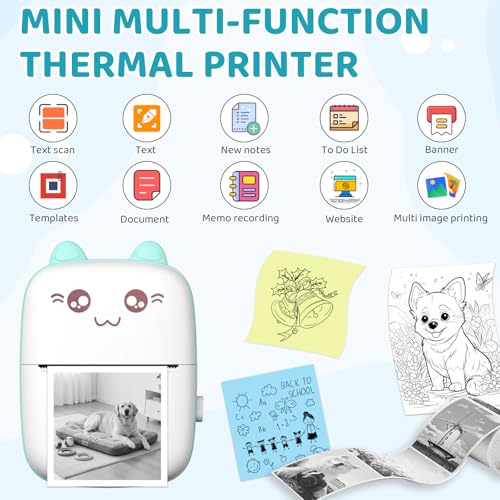 TENGYI C9 Mini Printer 200 DPI Portable Thermal Label Maker