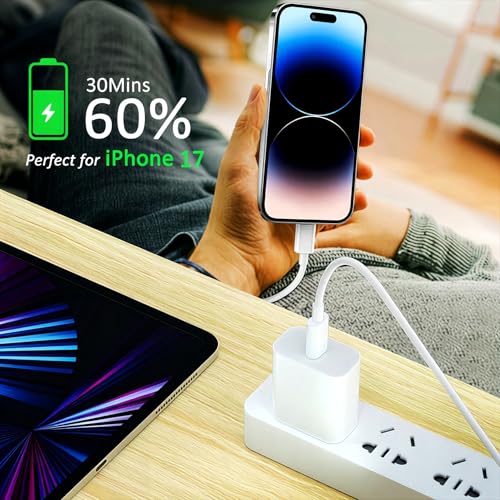 BSTOEM 2.0m Type-C to Type-C Charging Cable 60W Power Delivery for iPhone 17 & MacBook Pro