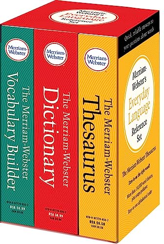 Merriam-Webster Everyday Language Reference Set - 2480 Pages - ISBN: 978-0877793328