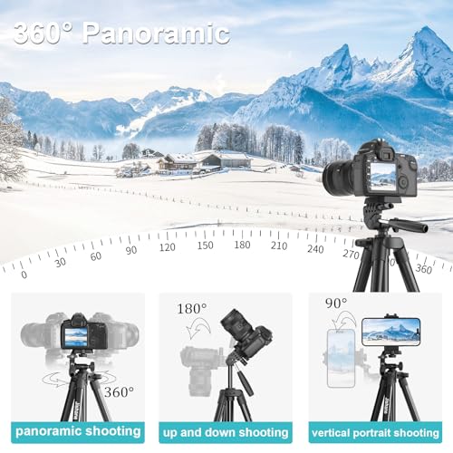 Jishane 71 Inches 831H Camera Tripod Complete Set