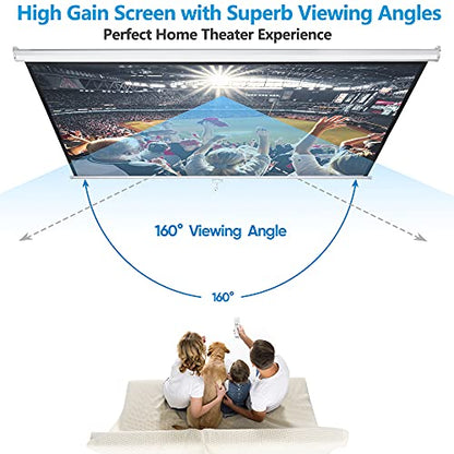 SUPER DEAL 100 inch SD0514 Manual Projection Screen 16:9 PVC Foldable