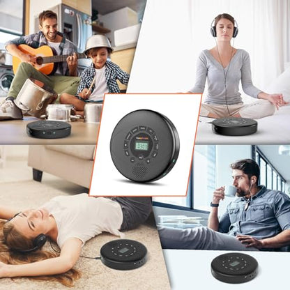 Kuephom 5.7 inch PM11 Portable CD Player with USB and AUX Connectivity