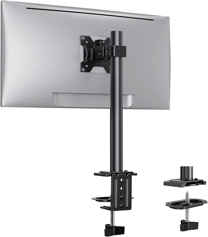 ErGear 13 to 32 Inch Single Monitor Mount VESA 75/100mm Black EGCM12