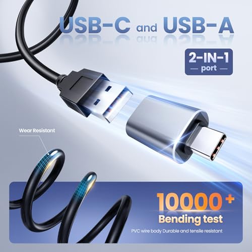 ineo 4.45x3.62x1.22in 3.2oz USB Fingerprint Reader Biometric Authentication Security Device