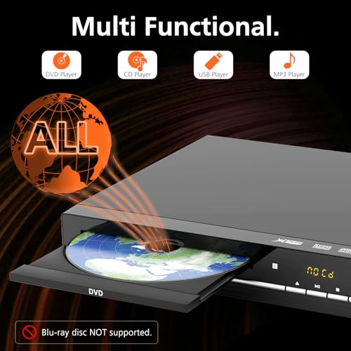 Wxjwyt DVD Player DVD-003 1920x1080 Region Free