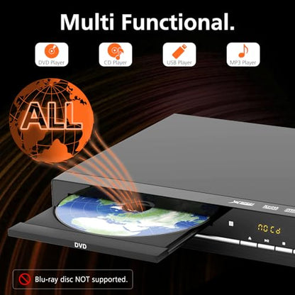 Wxjwyt DVD Player DVD-003 1920x1080 Region Free