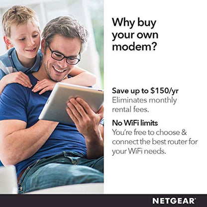 NETGEAR 16x4 DOCSIS 3.0 Cable Modem Model CM500-1AZNAS