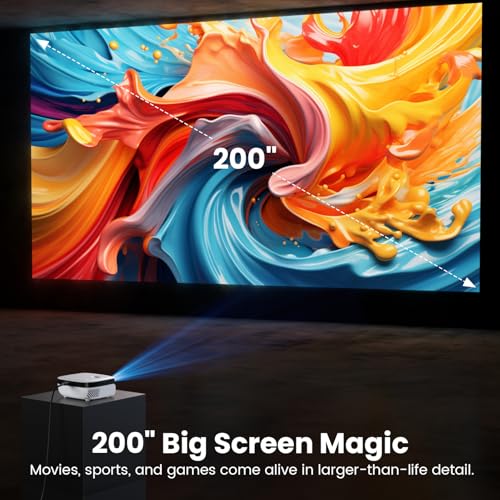 NICPOW Portable Projector RD850 1280x720 7500 Lumens LED LED Projector