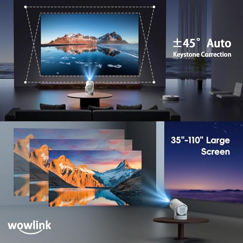 Wowlink Portable Mini Projector W210 720P 200Lumen LCD Projector