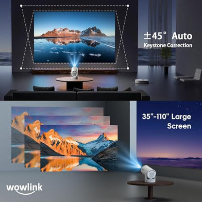 Wowlink Portable Mini Projector W210 720P 200Lumen LCD Projector