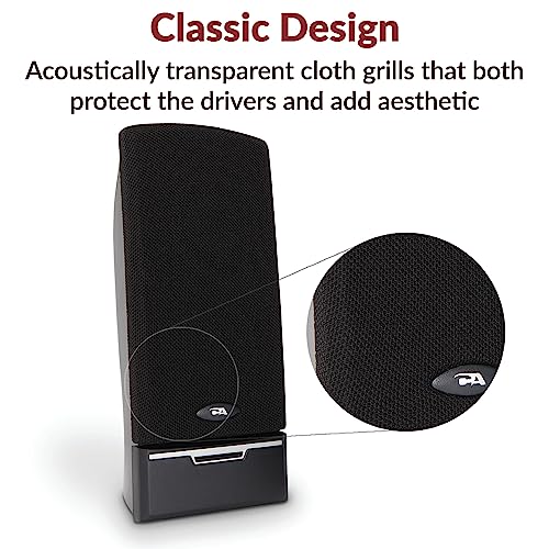 Cyber Acoustics 2.0 CA-2014 4W Speaker System Plastic Dual Speaker Design