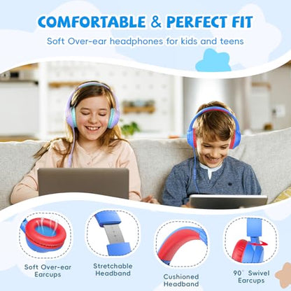 Botesty Sound Ivy Wired Headphones with Microphone 32 Ohm 20Hz-20kHz Over Ear Headphones
