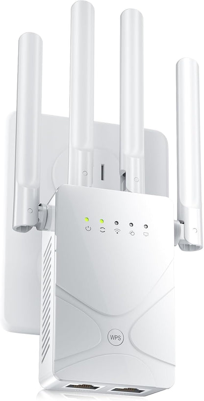 Larirgr WiFi Extender Signal Booster 15555 Sq.ft - r1 - Wireless Signal Amplifier