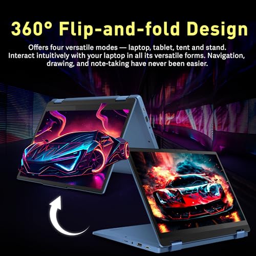 Lenovo 12.2" N100 4GB 1920x1200 2-in-1 Laptop