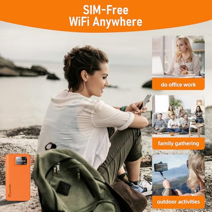 RoamFi 4G LTE Mobile Hotspot R10 150Mbps Dual-Band Wi-Fi Router
