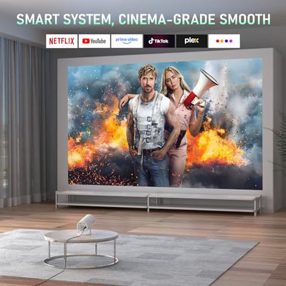 XuanPad 5.2" x 4.7" x 7.28" X3 1920x1080 15000 Lumen LCD Portable Projector