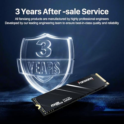 fanxiang 1TB S501Q PCIe 3.0 x4 Internal Solid State Drive, SLC Cache 3D NAND, Up to 3200MB/s