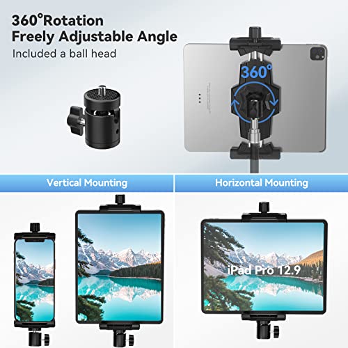 KDD 7.09 x 3.94 x 1.57 inches KDD-046 2 Pounds Adjustable Tablet Mount Tripod