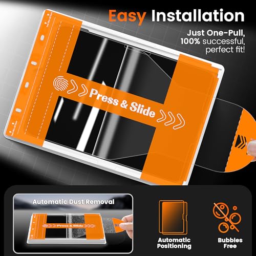 PandaShield 2 Pack Tempered Glass Screen Protector for iPad (A16) 11th/10th Gen 9H Glossy