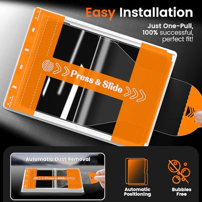 PandaShield 2 Pack Tempered Glass Screen Protector for iPad (A16) 11th/10th Gen 9H Glossy
