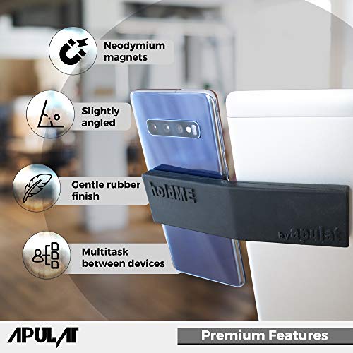 Apulat Portable Magnetic Holder 85-93WJ-E2VQ for Laptops, Tablets and Smartphones