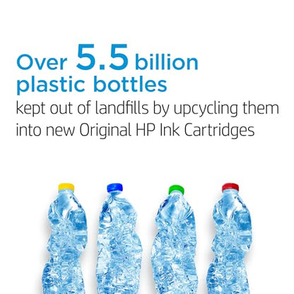 HP 923 CMYK Original Ink Cartridge 4-Pack | High Yield | Compatible with: OfficeJet 8122e, OfficeJet Pro 8135e, 8138e, 8139e