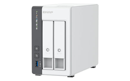 QNAP 2-Bay TS-216G-US Diskless NAS Ethernet Connectivity 2.5GbE 4GB DDR4 AI Acceleration